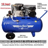 Compresor industrial 100 litri, 2 cilindri PROFESIONAL, ADLER MA3630.2