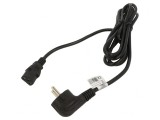 Cablu Alimentare 3x1mm2 cu Ștecăr Unghiular și Conector IEC C13, Akyga