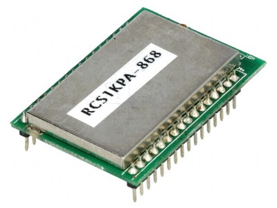 Modul RF 868-870MHz 112dBm 3-3.6VDC 27dBm 27x39mm foto