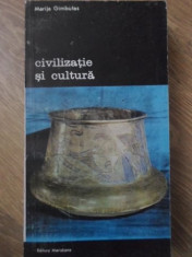 CIVILIZATIE SI CULTURA - MARIJA GIMBUTAS foto