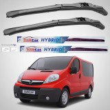 Cumpara ieftin Ștergătoare Opel Vivaro VAN (2001&ndash;2014) Hibrid | Set față &ndash; TeamCar&reg;