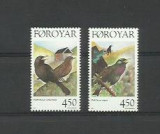 Foroyar Feroe Danemarca MNH 1998 - pasari, Nestampilat