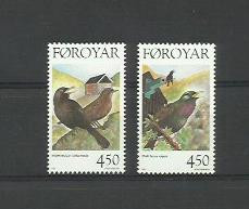 Foroyar Feroe Danemarca MNH 1998 - pasari foto