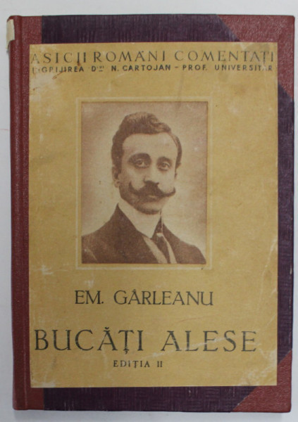 BUCATI ALESE de EMIL GARLEANU , EDITIA A II A