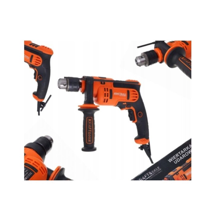 Masina de gaurit cu percutie, bormasina, putere 1600 W, 220V, Kraft