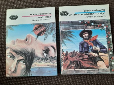 Erico Verissimo - timpul si vantul - Ana Terra-Un anume capitan Rodrigo 2 VOLUME foto