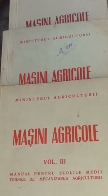 MASINI AGRICOLE 3 VOLUME foto