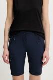 Mammut pantaloni scurți outdoor Runbold IV culoarea bleumarin, uni, high waist, 1023-01200