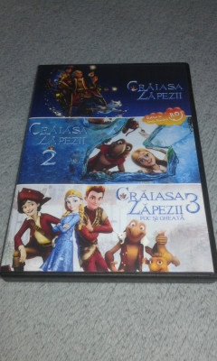 Craiasa Zapezii - Snow Queen - 3 DVD - dublate in romana foto