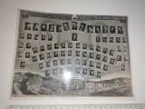 FOTOGRAFIE MARE - 1965 VATRA DORNEI - ABSOLVENTII SCOLII TEHNICE DE COOPERATIE