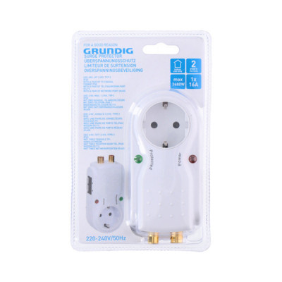 Adaptor de Retea cu Protecție la Supratensiune Grundig foto