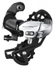 Schimbator Spate Shimano Tourney RD-TX800 7/8 Vit Prindere Surub, ArgintiuPB Cod:ERDTX800SGSS foto