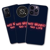 Husa Apple iPhone XS Max Silicon Gel Tpu Model No Music No Life