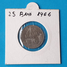Moneda 25 Bani 1966 - in stare foarte buna