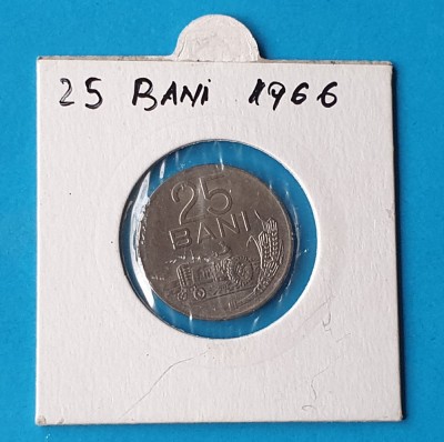 Moneda 25 Bani 1966 - in stare foarte buna foto