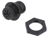 Conector Circular RST Mamă 3 PIN Argintat 8A 250V