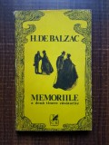 Honore de Balzac - Memoriile a doua tinere casatorite