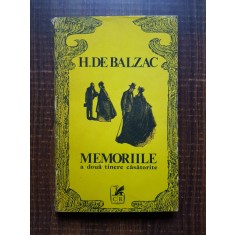 Honore de Balzac - Memoriile a doua tinere casatorite