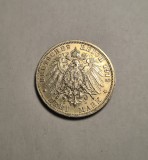 Moneda Germania 3 Mark 1912 F UNC Wuerttemberg, Argint, Piesa Colectie