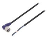 Cablu de conectare M12 3 pini 5m &icirc;n unghi