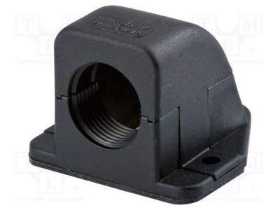Conector unghiular PG48 IP65 poliamidă neagră HUMMEL KF-G foto