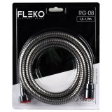 Furtun de dus flexibil din otel inoxidabil, Lungime 190 CM FLEKO RG-08-A Innovative ReliableTools