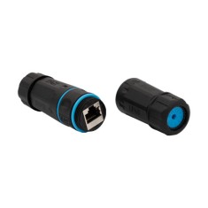 Cupla RJ45 prelungire cablu exterior UTP/FTP CAT6, IP68 RJ45-CON-CAT6-IP68