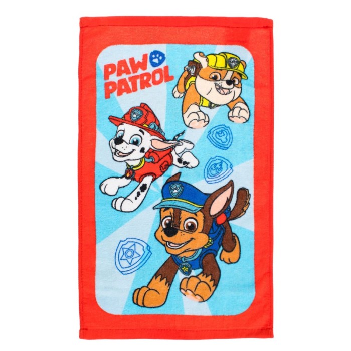 Prosop Bumbac, Paw Patrol, Roșu, 30x50cm