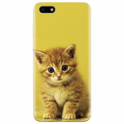 Husa silicon pentru Huawei Y5 Prime 2018, Baby Kitten foto