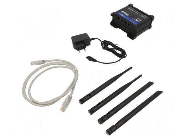 Router LTE DDR2 16kBSRAM 16MBFLASH IP30 RUT901000000