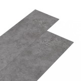 Placi pardoseala autoadezive, gri beton, 5,21 m&sup2;, 2 mm, PVC