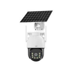 Aproape nou: Camera supraveghere video PNI IP464S Black Light 4MP si 4G cu panou so