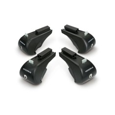 Set picioare Evos RS Rail Steel pentru bare din otel Quadra 4buc Garage AutoRide foto