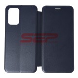 Husa Flip Cover OPPO A72, Midnight Blue, Protectie Completa