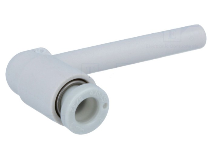 Conector push-in 90&deg; polipropilenă 4mm