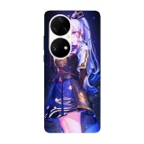 Husa compatibila cu Huawei P50 Pro model Kamisato Ayaka Genshin Impact, Silicon, TPU, Viceversa