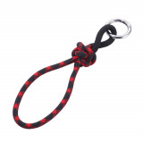 Breloc - Rope with Knot - Black and Red | Troika