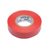 Banda izolatoare 0.13mmx15mmx10m rosu Yato YT-81592