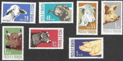 Animale de rasa, LP 552, 1962, MNH foto