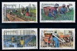 Venda 1980 - Industria ceaiului, flora, serie neuzata