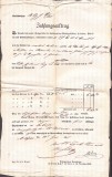 A3094N Ordin de plată, 1855, T&acirc;rgu Lăpuș, Maramureș, limba germană