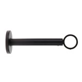 Cumpara ieftin Consolă Galerie Simplă Inchisa Ext Fi28/15.5 Cm &ndash; Negru Mat Compoziție Fier Forjat