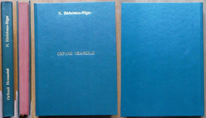 N. Radulescu Niger , Orfanii neamului , roman nationalist , 1913 , editia 1