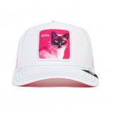 Sapca Goorin Brothers Trucker Kitty Trip Alb- Cod 775644248, Marime universala