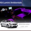 Lumini ambientale Mercedes E W212 2010-2015 dedicat set complet cu trimuri control telefon sau sistem original CarStore Technology