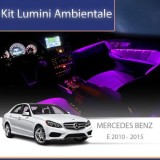 Lumini ambientale Mercedes E W212 2010-2015 dedicat set complet control telefon sau sistem original CarStore Technology