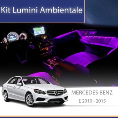 Lumini ambientale Mercedes E W212 2010-2015 dedicat set complet cu trimuri control telefon sau sistem original CarStore Technology foto