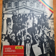 revista viata armatei decembrie 1989-articole si foto revolutia-editie speciala