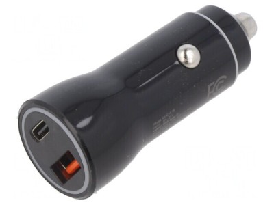 &amp;Icirc;ncărcător Auto USB A și USB C, 12-24VDC foto