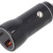 &Icirc;ncărcător Auto USB A și USB C, 12-24VDC